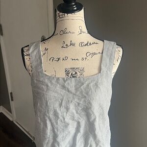 J. Crew Striped Gray Women's Tank Top